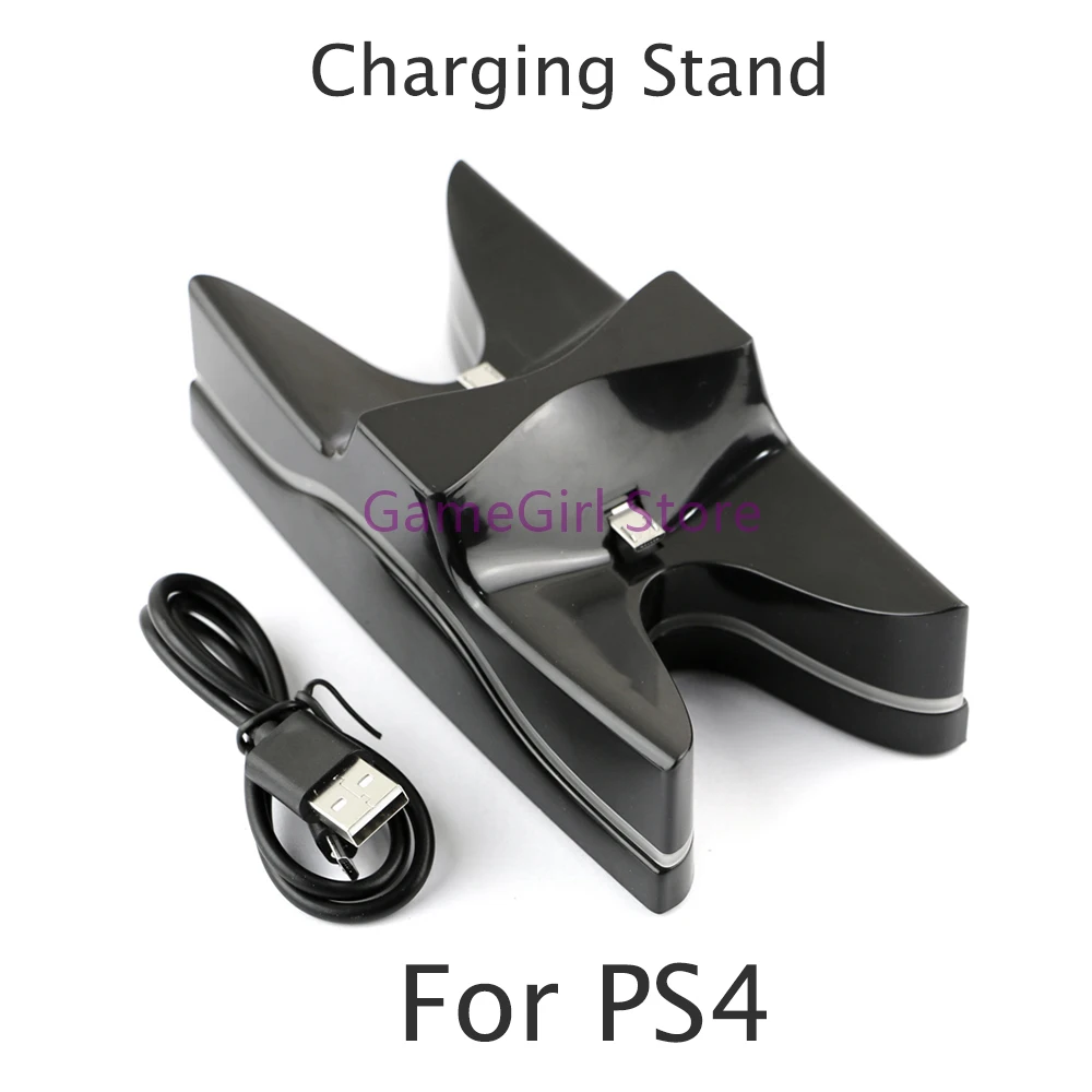 Для PlayStation 4 контроллер PS4 НЛО синяя светодиодная подставка для зарядки двойное