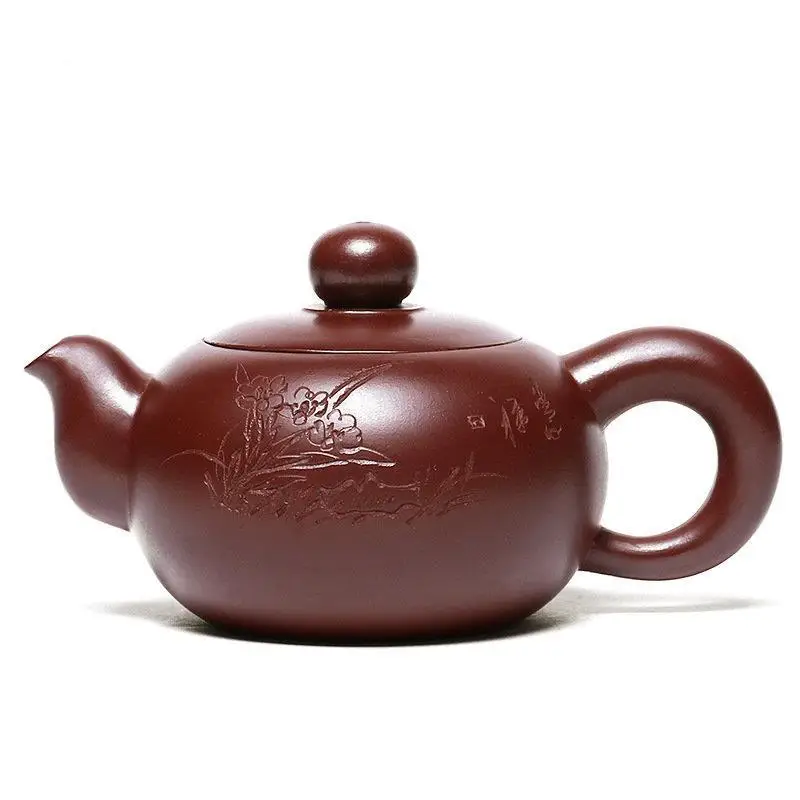 

140ml Master Handmade Yixing Purple Clay Teapot Authentic Zhu Mud Filter Kettle Customized Beauty Tea Pot Zisha Tea Set Supplies