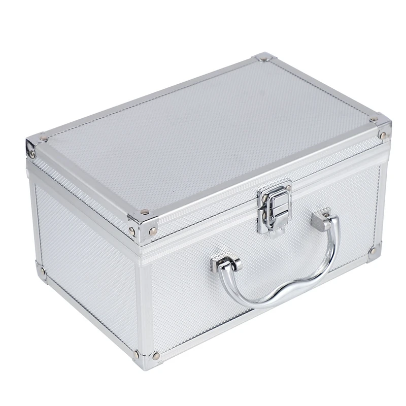 

Aluminum Alloy Tool Box Portable Safety Equipment Instrument Case Display Case Suitcase Hardware Tool Case 230X150X125mm
