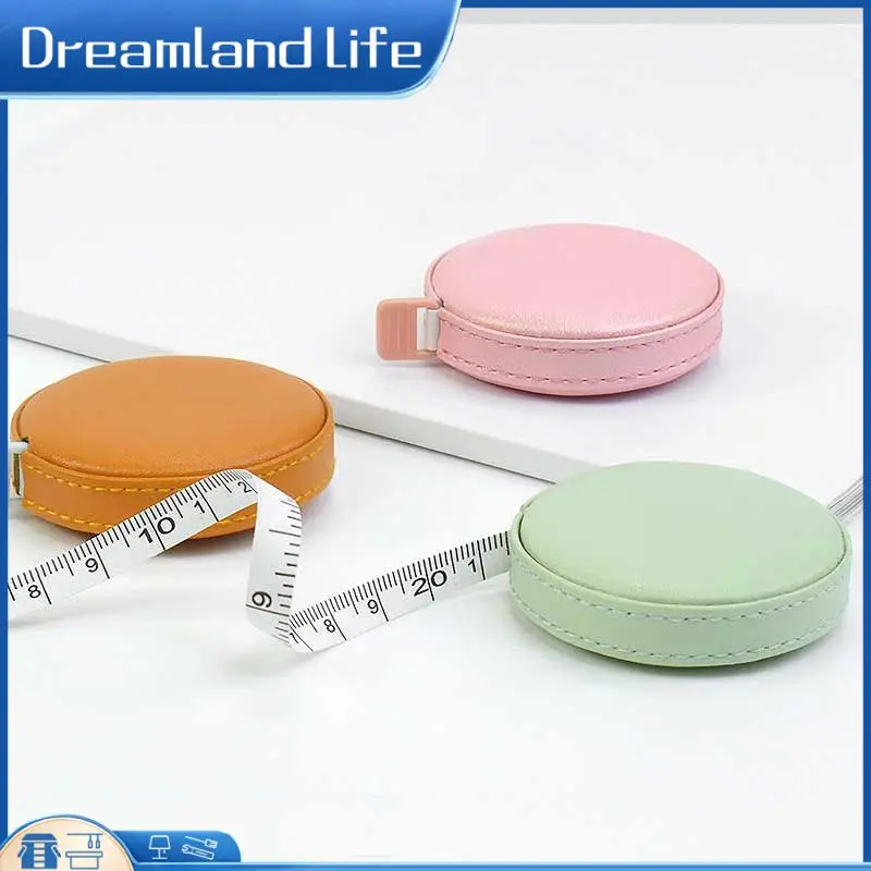 

Автоматическая телескопическая рулонная рулетка, мягкая портативная рулонная рулетка, 1,5 м, товары для шитья, выдвижная линейка, двойная рулетка, мини рулетка для измерения