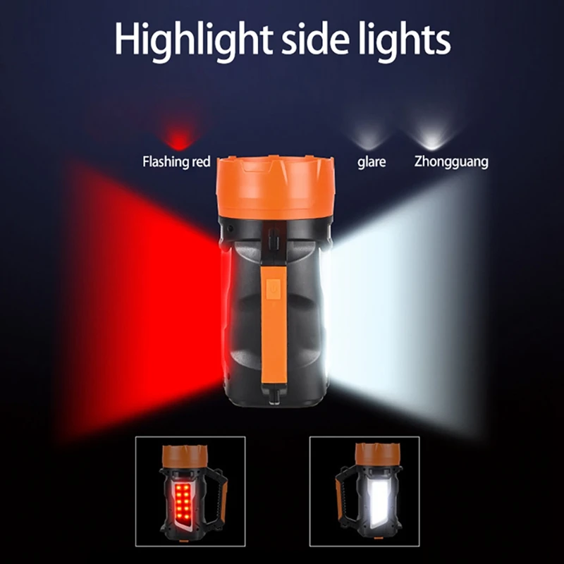 

LED Camping Lantern Rechargeable Flashlight Camping Flashlight For Hurricane Emergency Outdoor Hiking Camping Fishing