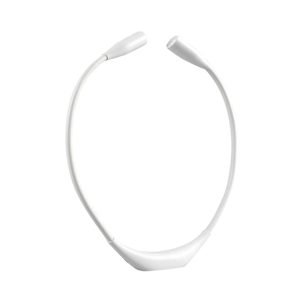 

Eye Protection Study Room Hands Free Reading Light 3 Modes USB Rechargeable ABS Plastic Neck Hanging 4 LEDS Night Jogging
