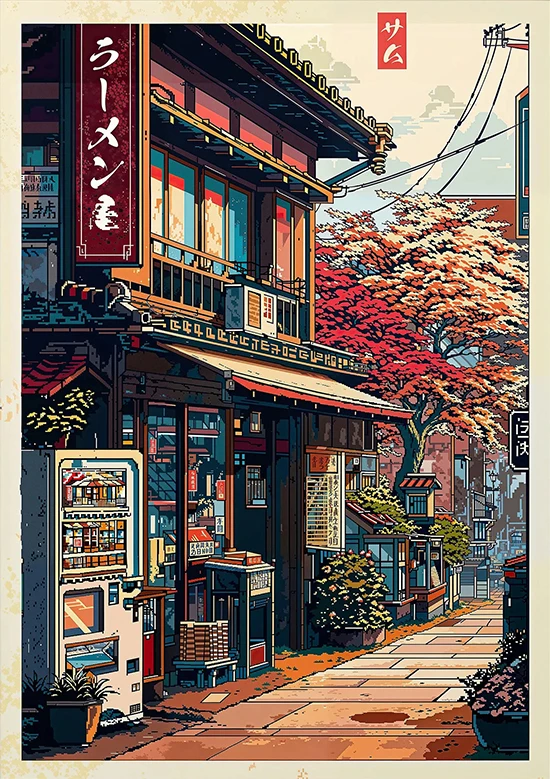 

Печать на холсте "Токио Пейзаж"