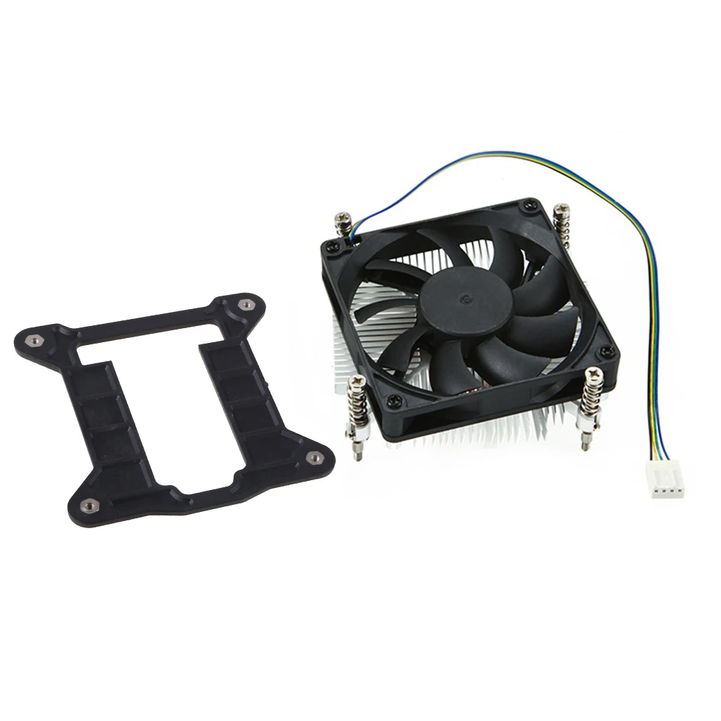 

Низкопрофильный кулер для ЦП Intel ITX, Высота 27 мм, кулер для ЦП, воздушный кулер 88 мм, ШИМ-вентилятор для intel LGA1155 1156, Прямая поставка