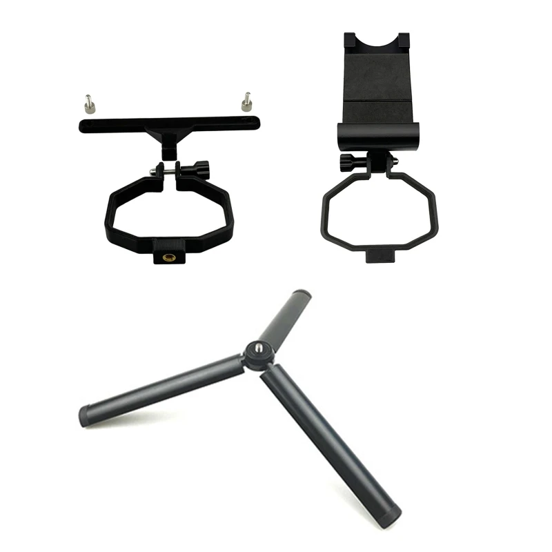 

Handheld Holder Tripod Stable Bracket Mobile Phone Clip Mount 1/4 Screw Compatible with Mini 3 Pro Drone Accessories