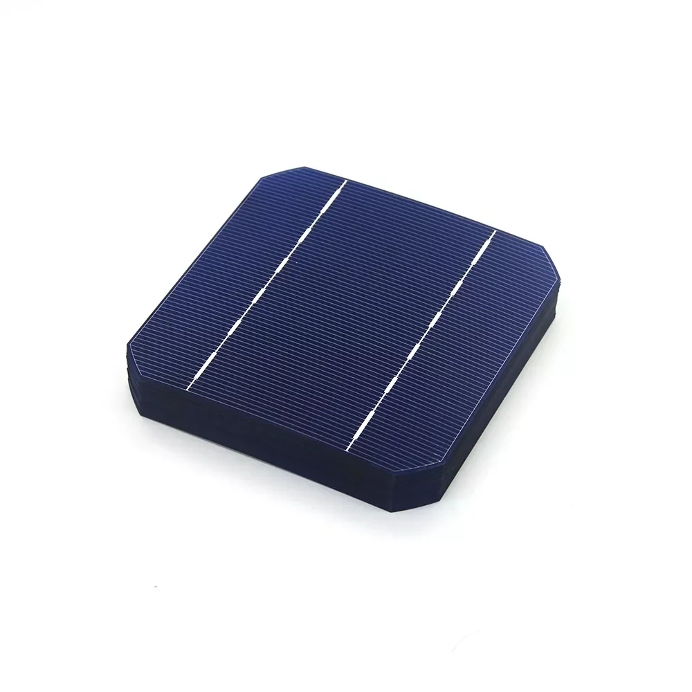 

10 Pcs 2.8W 125 * 125MM Cheap Mono Solar Cells 5x5 Grade A monocrystalline Silicon PV Wafer For DIY Photovoltaic Solar Panel