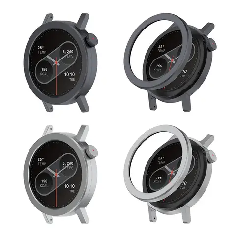 Для часов CMF Pro2 Металлический безель без слов Плоский металлический безель Корпус атмосфера Идеальная защита для часов CMF Аксессуары