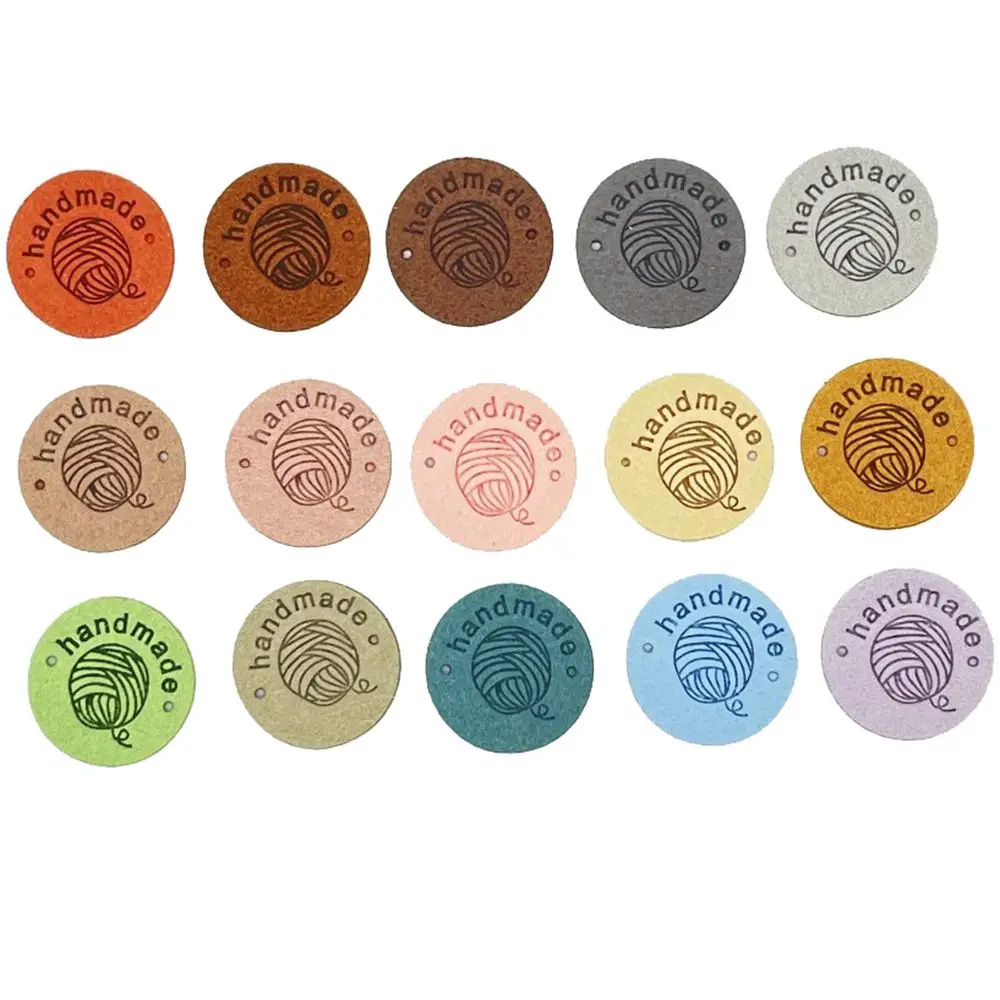 

Leather Hats Bags DIY Crafts Hand Made Labels Clothing Decor Garment Accessories Garment Labels Fabric Tags for Clothes