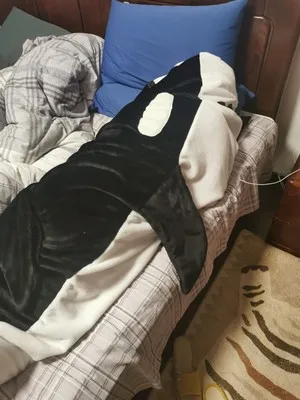 Women Whale Jumpsuit cosplay fleece winter cute sleeping bag ladies warm homewear 2022