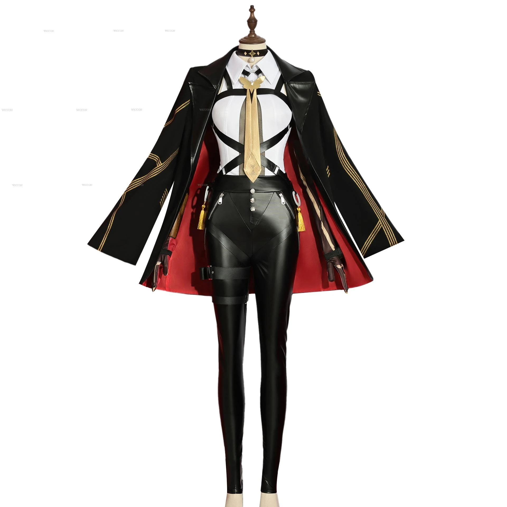 Evelyn Chevalier Косплей Костюм Парик Игра zzz Zenless Zone Zero Одежда Униформа Хэллоуин Аниме