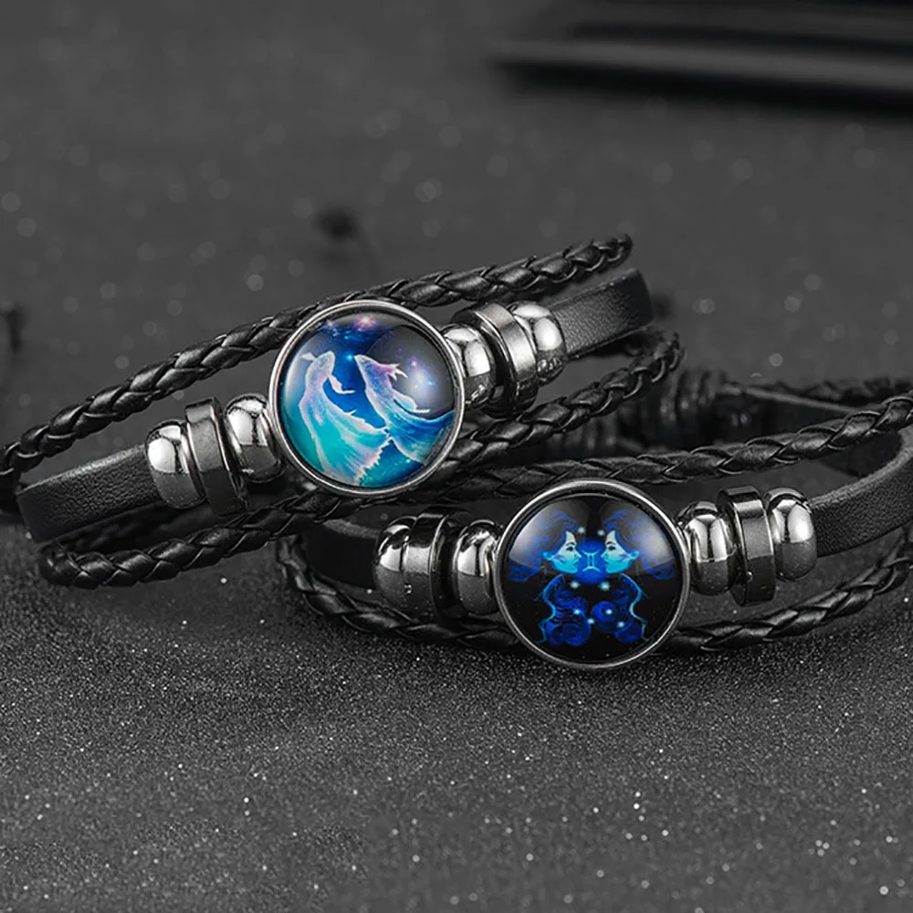 

Melos Couple's Jewelry Trendy Men's And Women's Bracelet Korean Simple Constellation Luminous Bracelet Personality Bracelet