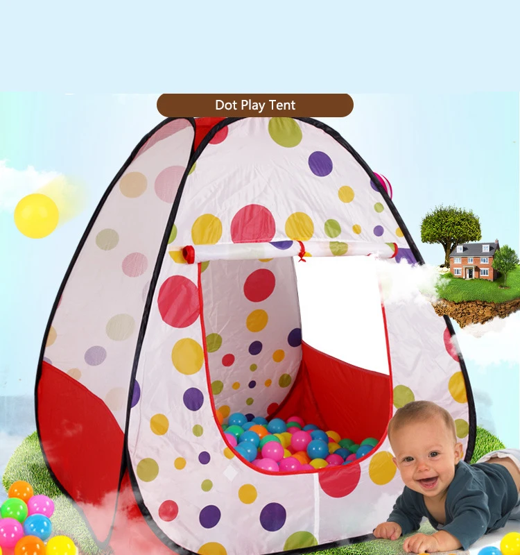 

House Foldable Soft Ocean Play Tent for Kids Baby Toys Ball Pool for Children Tipi Tent Pool Ball Pool Pit Baby Girls Boys Tent