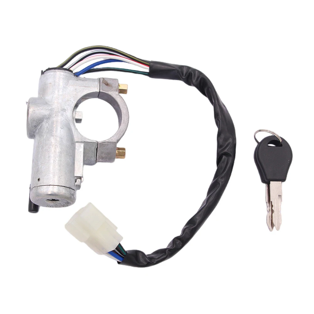 

Practical Ignition Switch W/ Lock Cylinder W/ Lock Cylinder 48700-01G26 Lock Cylinder Metal Plastic Silver 1sets