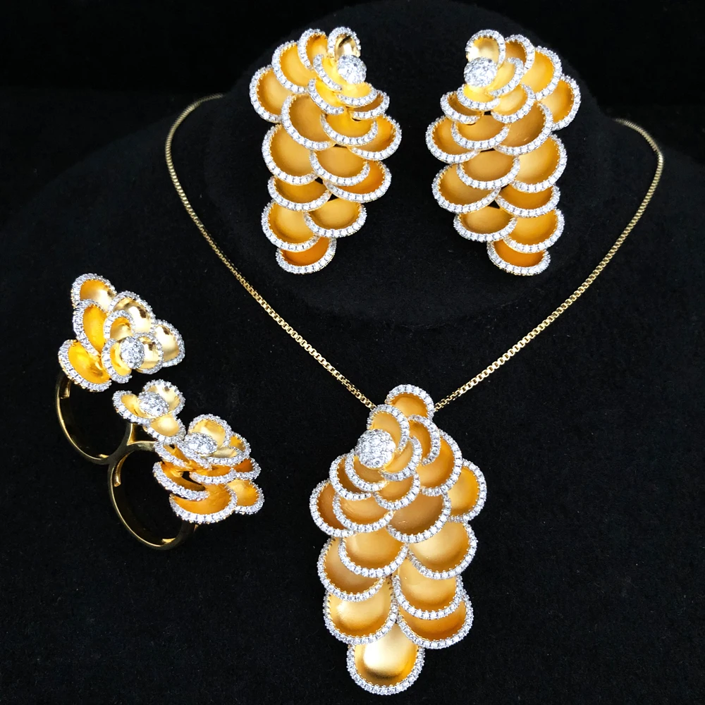 GODKI новый модный роскошный цветок цвет фотоэлемент Свадебная вечеринка полный