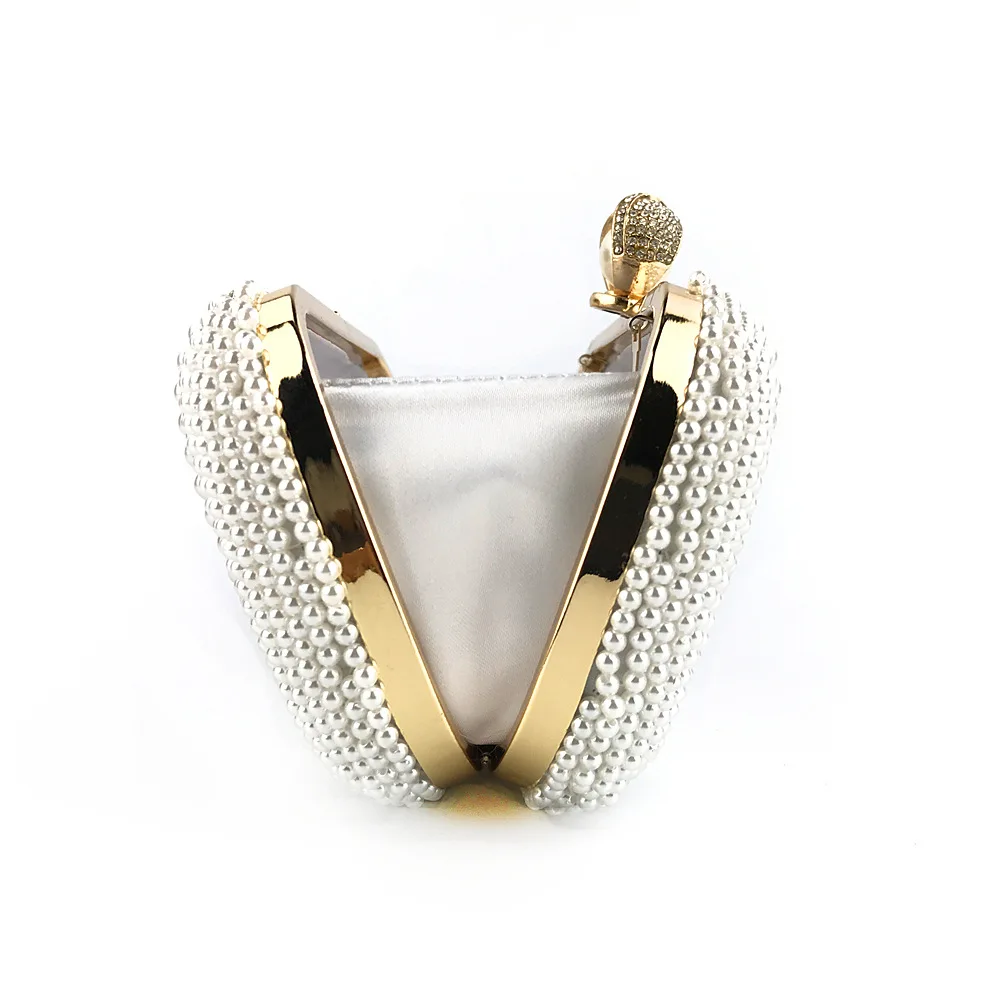 Сшитое вручную банкетное платье с жемчужной дизайнерской сумкой женские