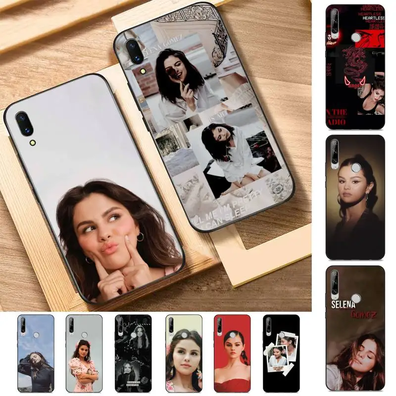 

Yinuoda Selena Gomez Phone Case for Huawei Y 6 9 7 5 8s prime 2019 2018 enjoy 7 plus