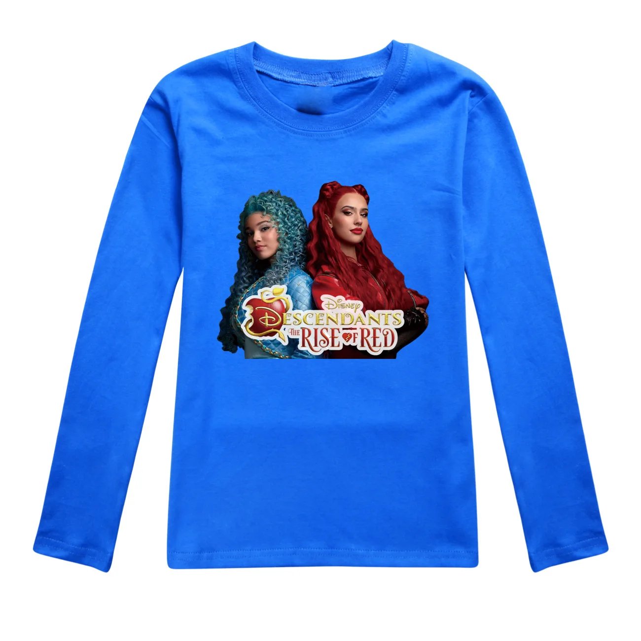 Descendants 4 Kids Long Sleeve T-shirt Autumn Boy Girl Anime Print Clothing Children Cartoon Cute Cotton Top Fashion Gifts 2-16Y