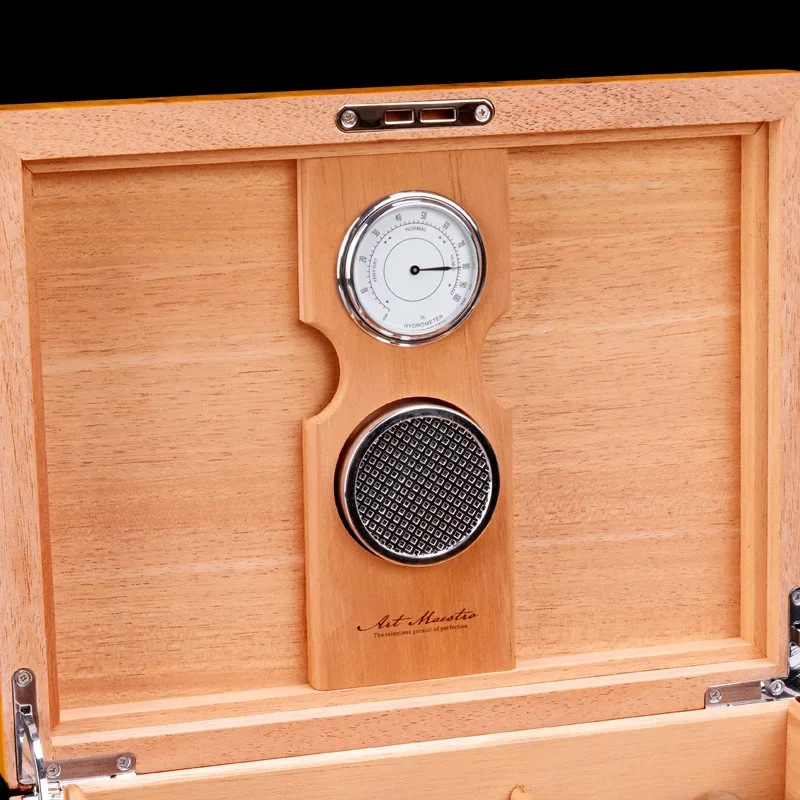 300x230x110 мм сигара хьюмидор большой емкости 50 сигар из кедра увлажняющая