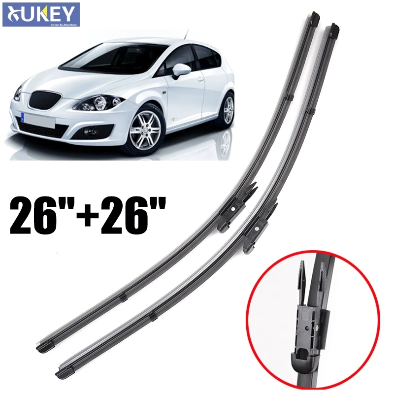 

Щетки стеклоочистителя Misima, подходят для Seat Leon Type 1P 2005-2012, щетка стеклоочистителя переднего стекла 2006 2007 2008 2009 2010