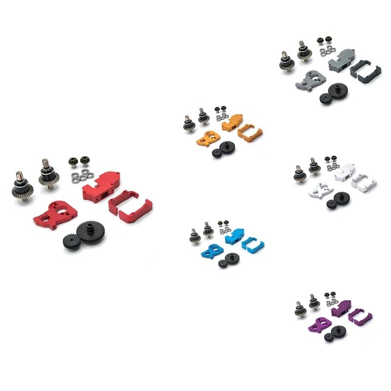 

1 Set of Motor Gear Metal for WLtoys 1/14 144001 144002 1/12 124016 124017 124018 124019 RC Car Upgrade Spare