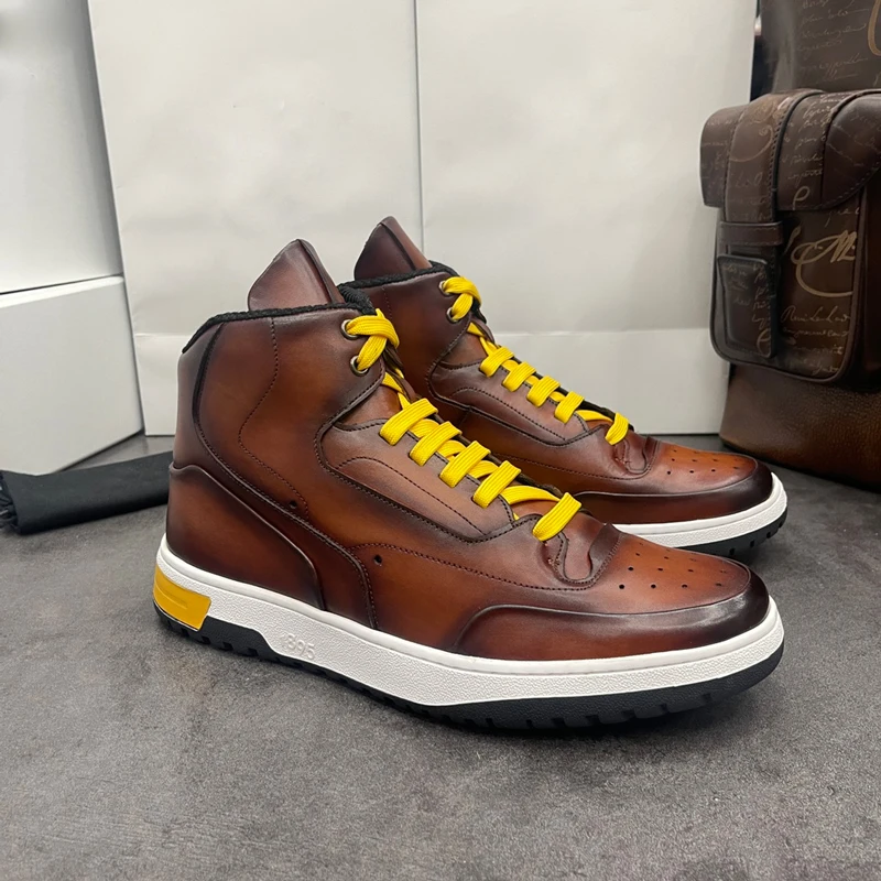 Global Exclusive High-top Sneakers Play Off Cricket Shoes Sneakers