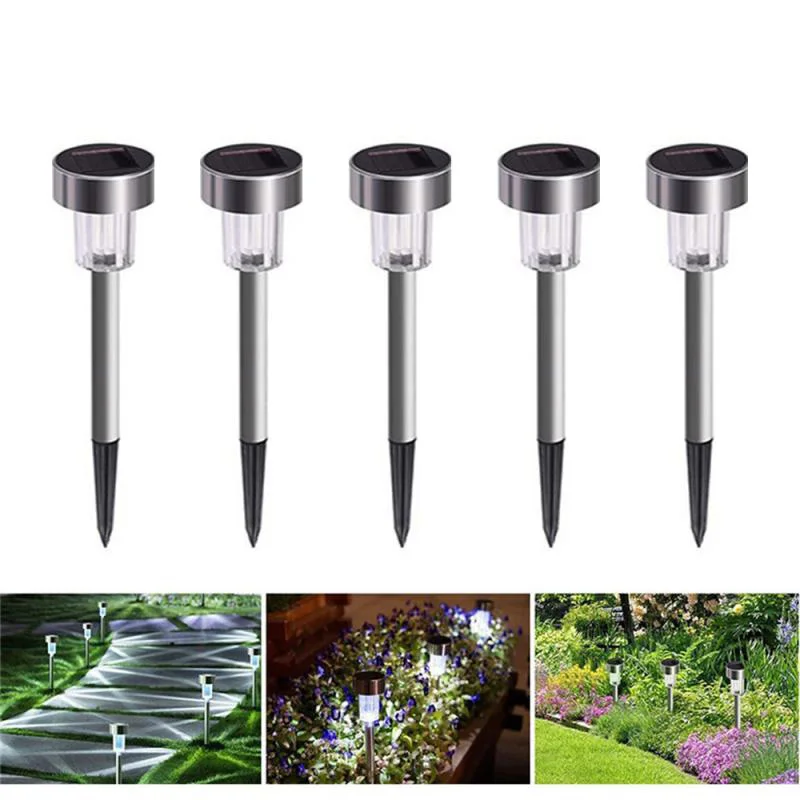 

Светодиодные водонепроницаемые уличные фонари на солнечной батарее, садовый ландшафт, двор, подъездная дорожка, освещение для дорожек, 1/3/5/шт.