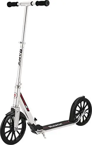 

Kick Scooter for Kids Ages 8+ - Extra-Tall Handlebars & Longer Deck, 10" Urethane Wheels, Anti-Rattle Technology, for Ri