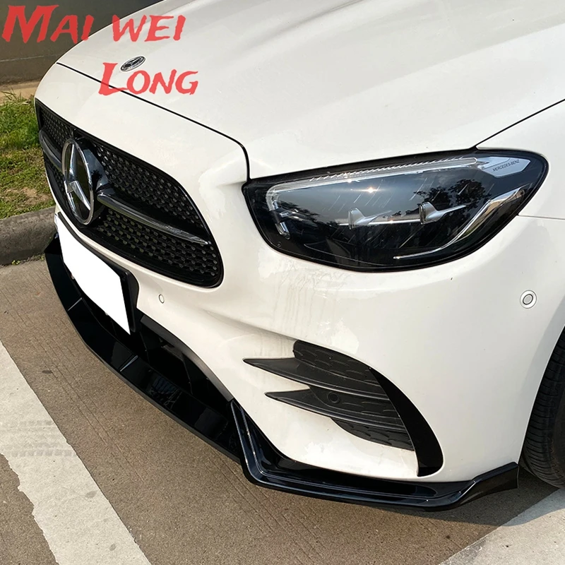 Amortecedor dianteiro Lip Preto Brilhante Ou Spoiler De Fibra De Carbono, комплект кузова для Mercedes Benz E-Class W213 S213 2020-202 (art.: 3920cee7ecd7e) - 3920cee7ecd7e