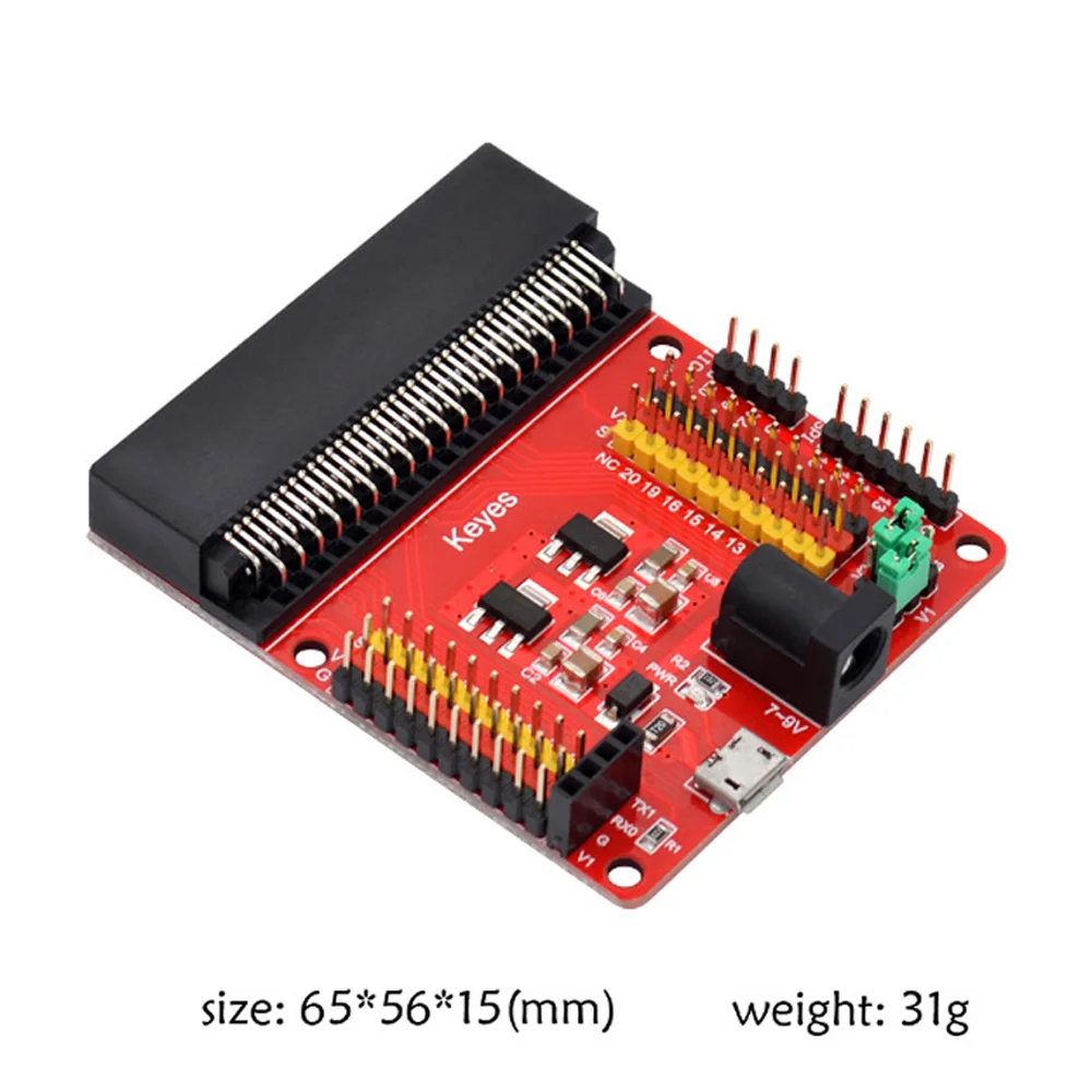 

Плата расширения сенсора Microbit V2, совместимая с 3,3 В, 5 В, модуль расширения программирования питона