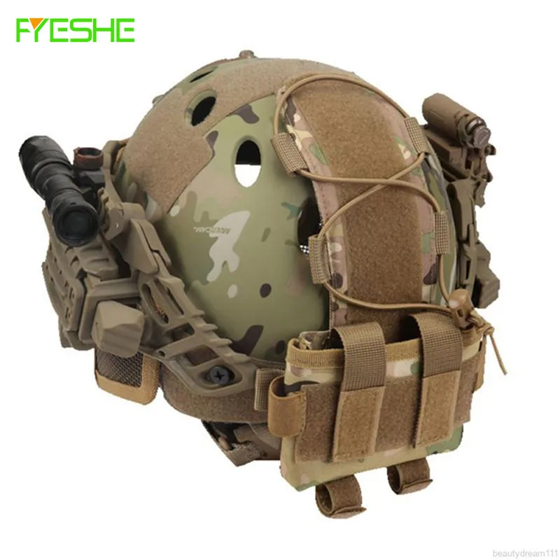 

Tactical Helmet Battery Pouch MK2 Helmet Battery Pack Helmet Counterweight Pack Helmet Accessory For Airsoft Hunting Outdoor