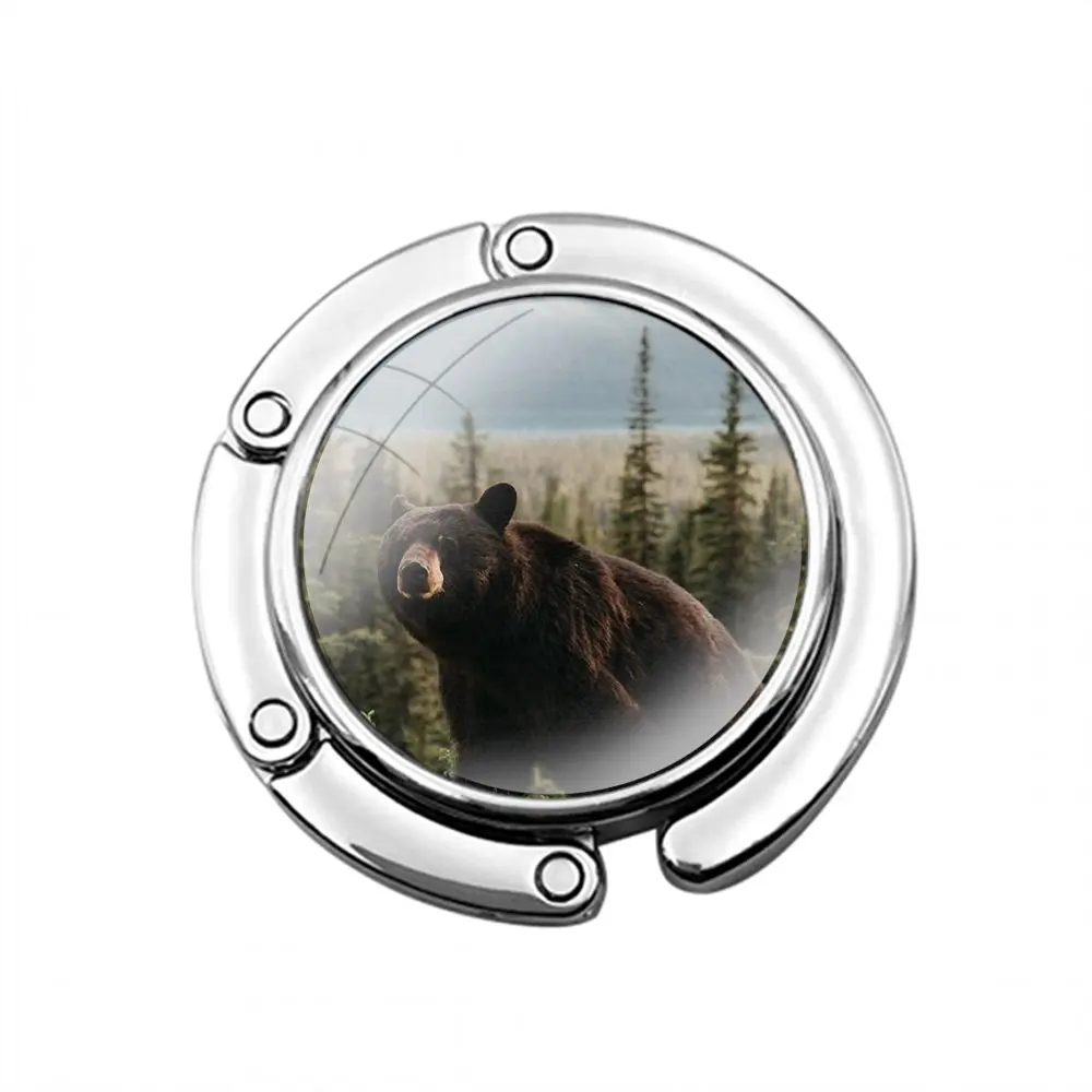 Bear Россия художественный складной крючок для женского стола сумка хранения