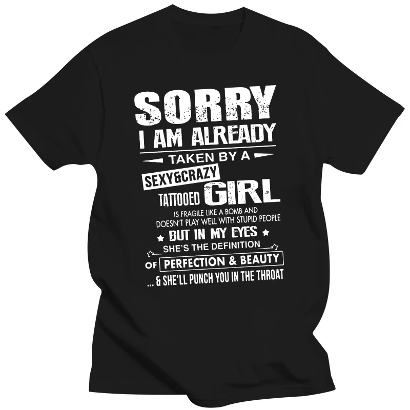 

Извините, я уже купил сексуальную и безумную татуированную футболку для девушек