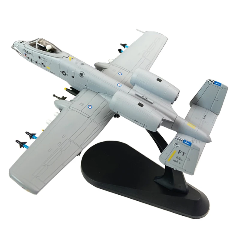 Масштаб 1:100 US A-10 A10 Thunderbolt II атака истребитель литой под давлением металлический