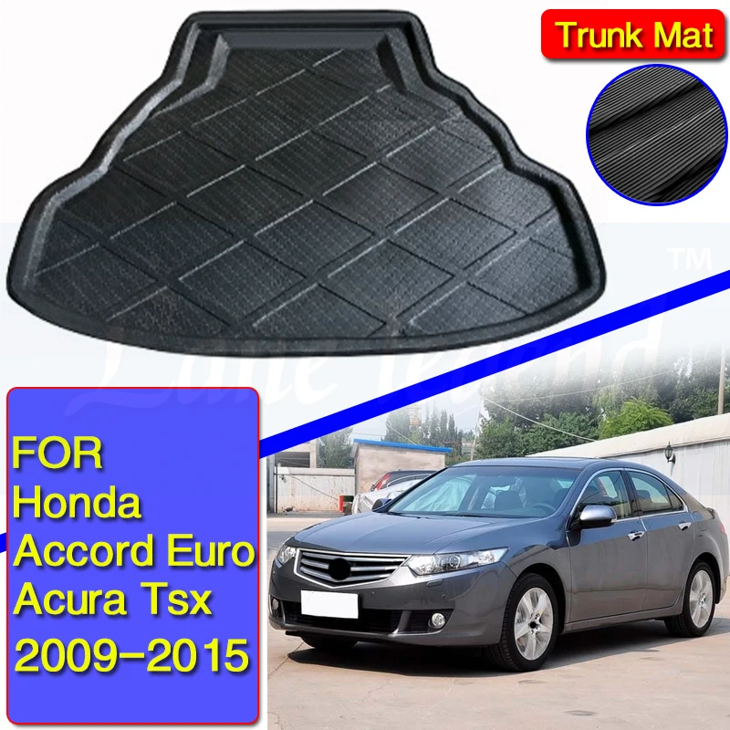 Cargo Boot Liner Rear Trunk Floor Mat Tray Carpet For Honda Accord Euro Inspire Acura Tsx 2009 2010 2011 2012 2013 2014 2015