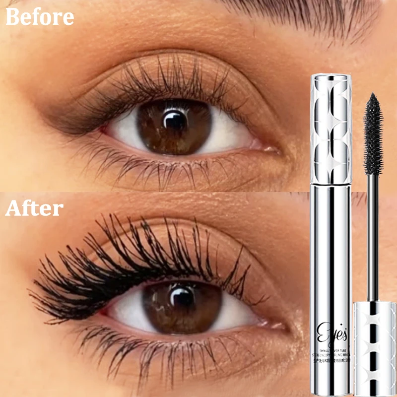 Natural Curling Black Brown Mascara Waterproof Eyelashes Extension Makeup Long Lasting Thick Lengthening Eyelashes Cosmetics