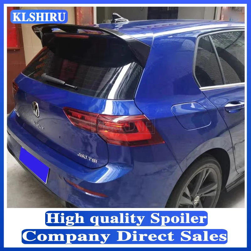 

For Volkswagen New GOLF 8 MK8 Spoiler High Quality ABS Car Rear Wing Rear Spoiler 2020-2021 GOLF 8 Spoiler