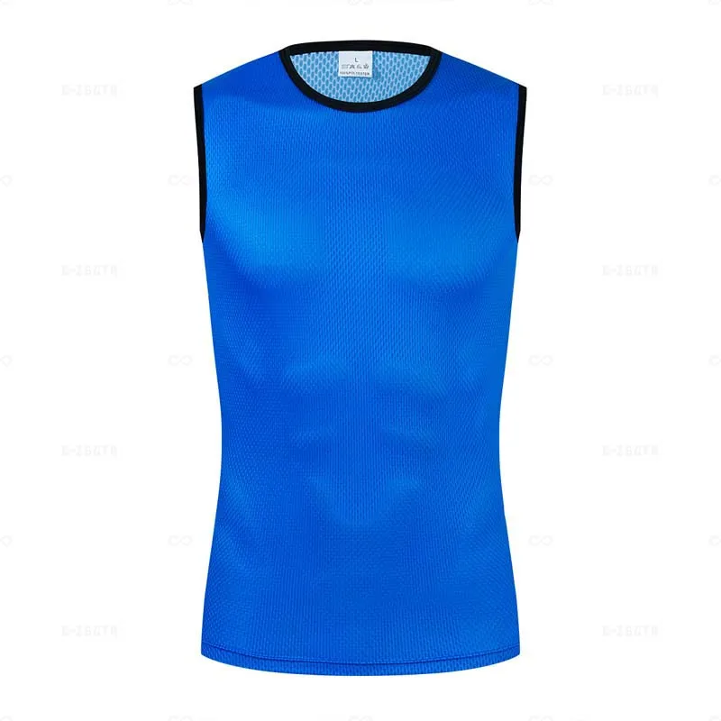 

Мужской велосипедный жилет, летняя велосипедная Базовая многослойная синяя сетчатая безрукавка, быстросохнущая велосипедная Джерси, Удоб...