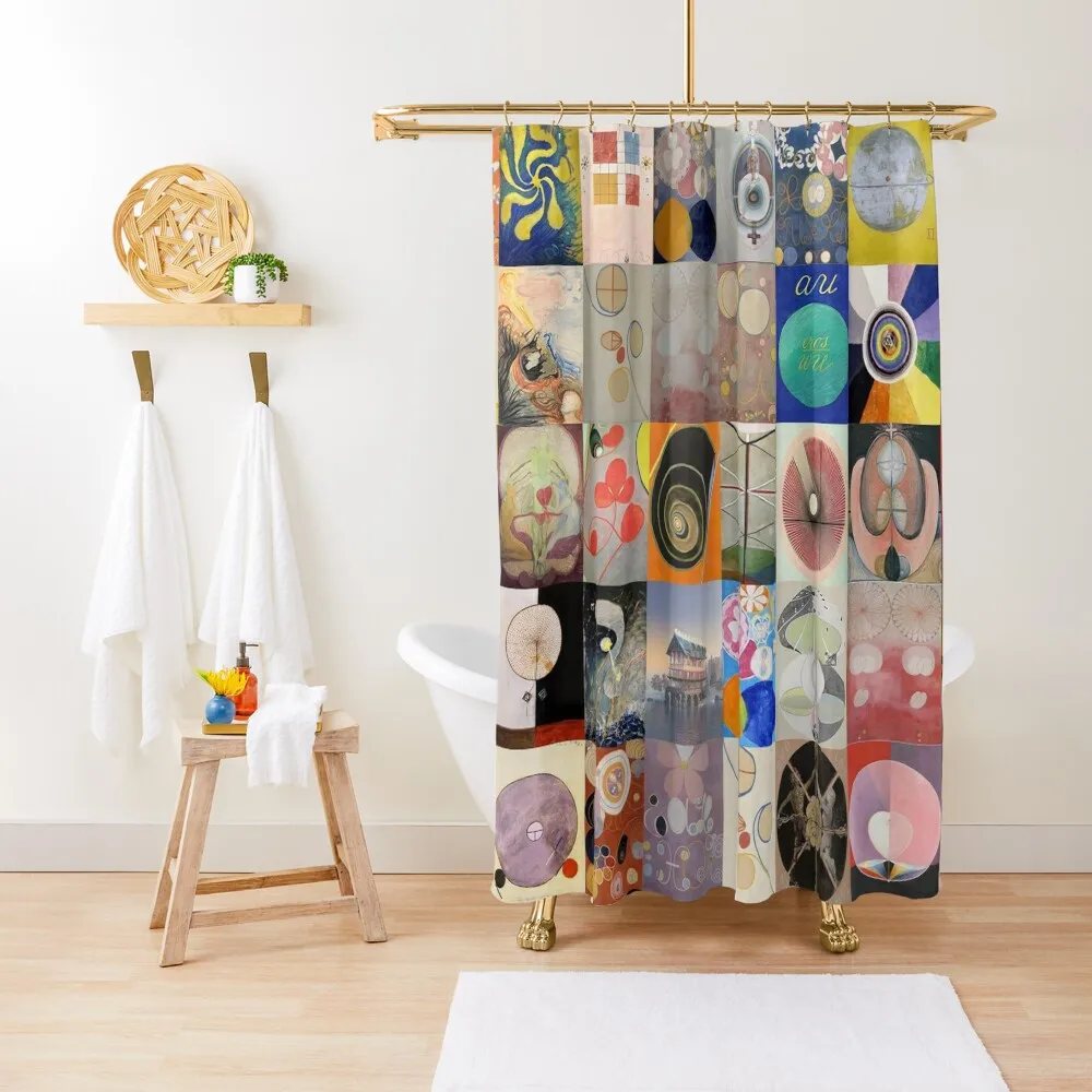 Hilma af Klint занавеска для душа водонепроницаемая ткань ванной комнаты и ванны