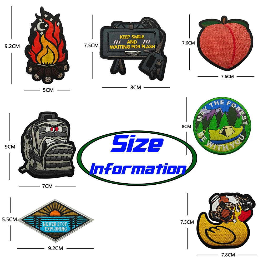 Тактическая вышивка Outddor забавные мультяшные животные утка огонь школьный ранец