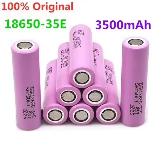 

Original INR18650 35E 3.7 V 3500mAh 20A Discharge INR18650 35E 18650 Li-Ion Battery 3.7v Rechargeable Battery