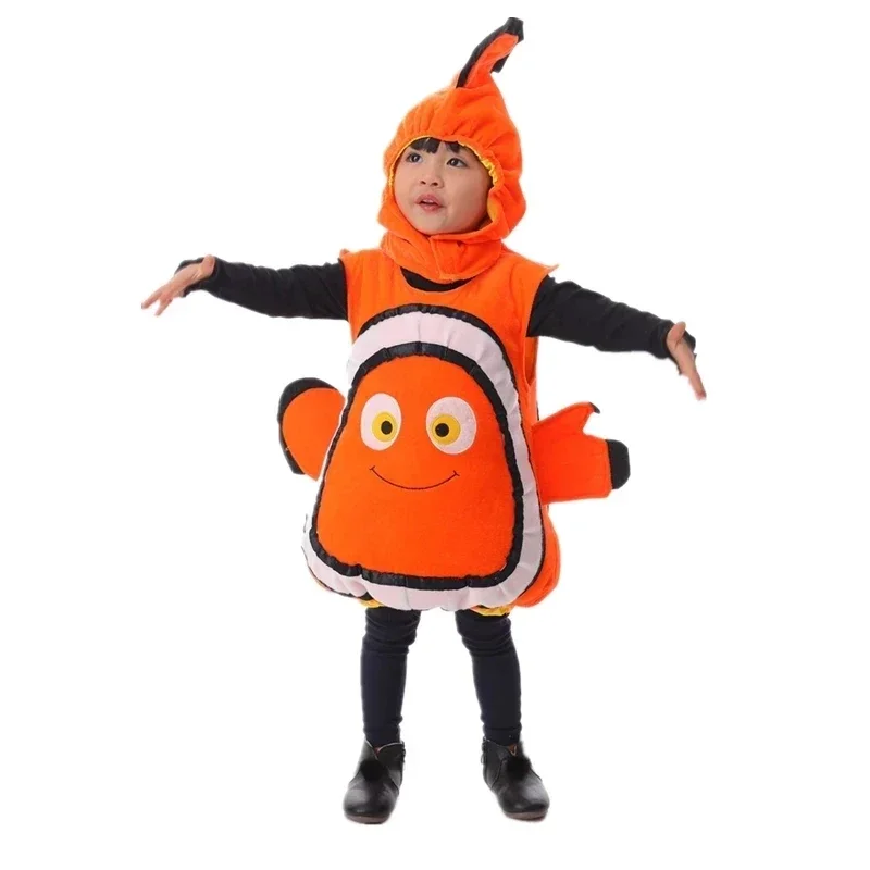 Очаровательный детский костюм клоуна из анимированного фильма Pixar Finding Nemo Little Baby