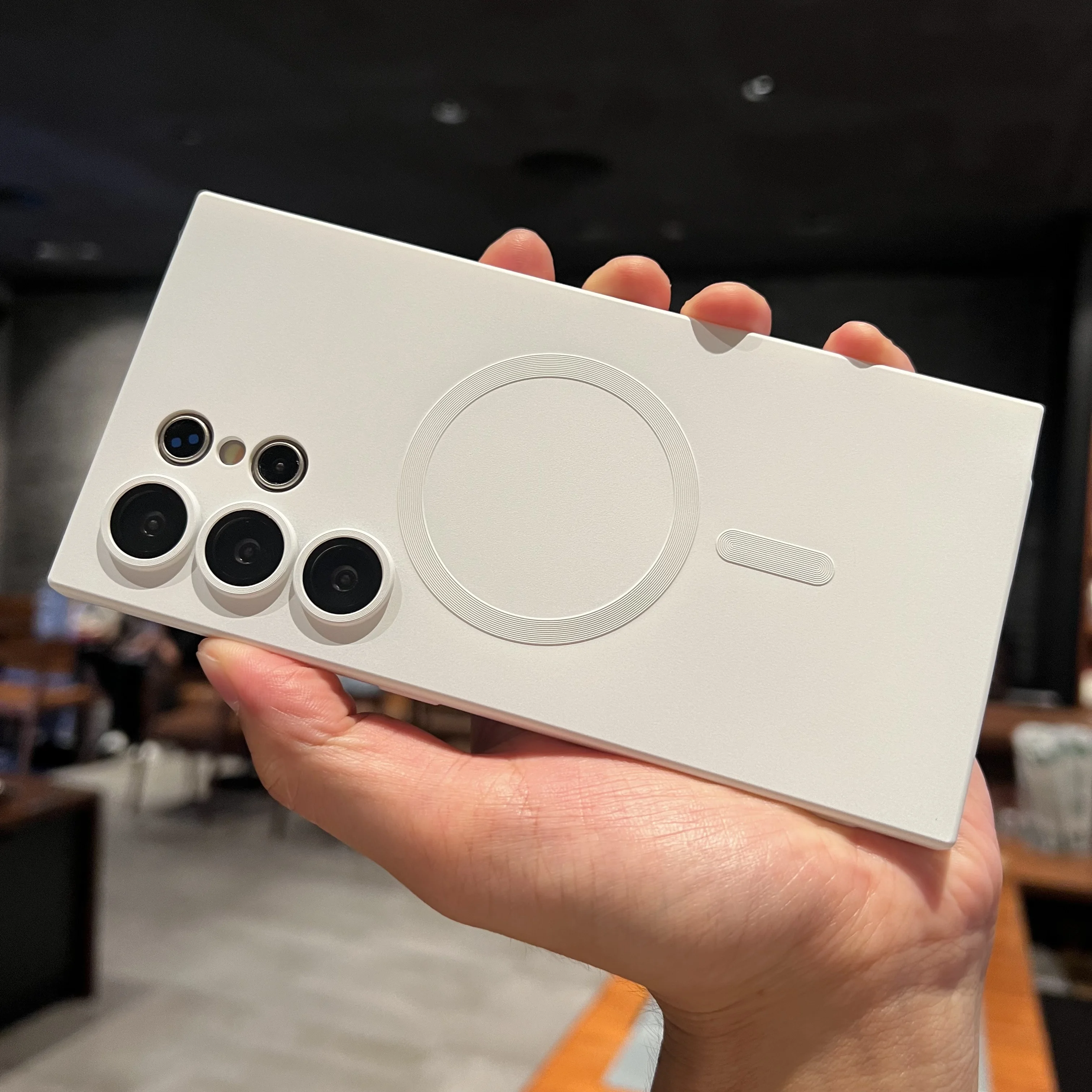 Роскошный Магнитный чехол Magsafe для Samsung Galaxy S23 S24 S22 Ultra Plus S21 S20 FE Note 10 20 A35 A55 A05 A15