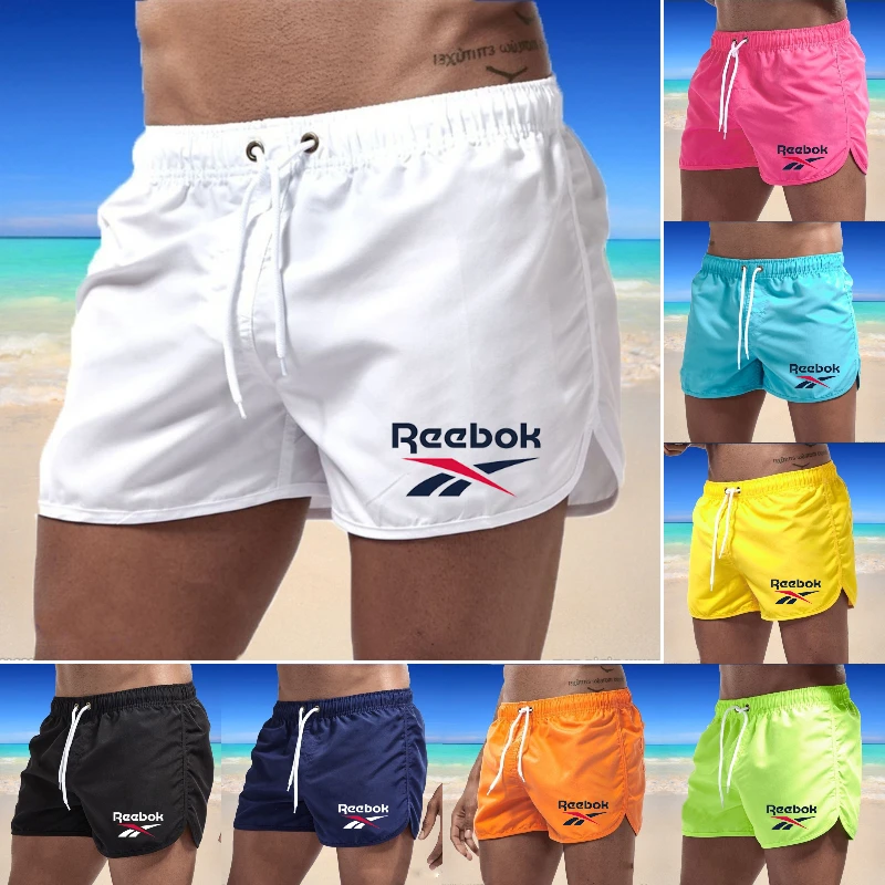 

Мужские пляжные шорты, быстросохнущие мужские шорты для серфинга, одежда для плавания, спортивные шорты для бега, штаны для плавания, штаны ...