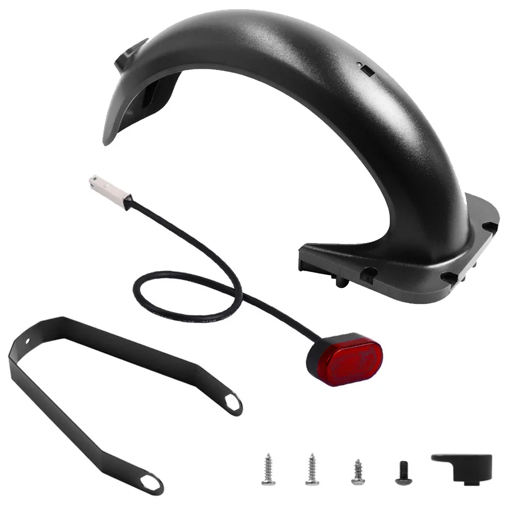 

Durable Scooter Mudguard For Xiaomi Mijia M365 M187 Pro Electric Scooter Tire Splash Fender With Rear Taillight Back Guard Wing