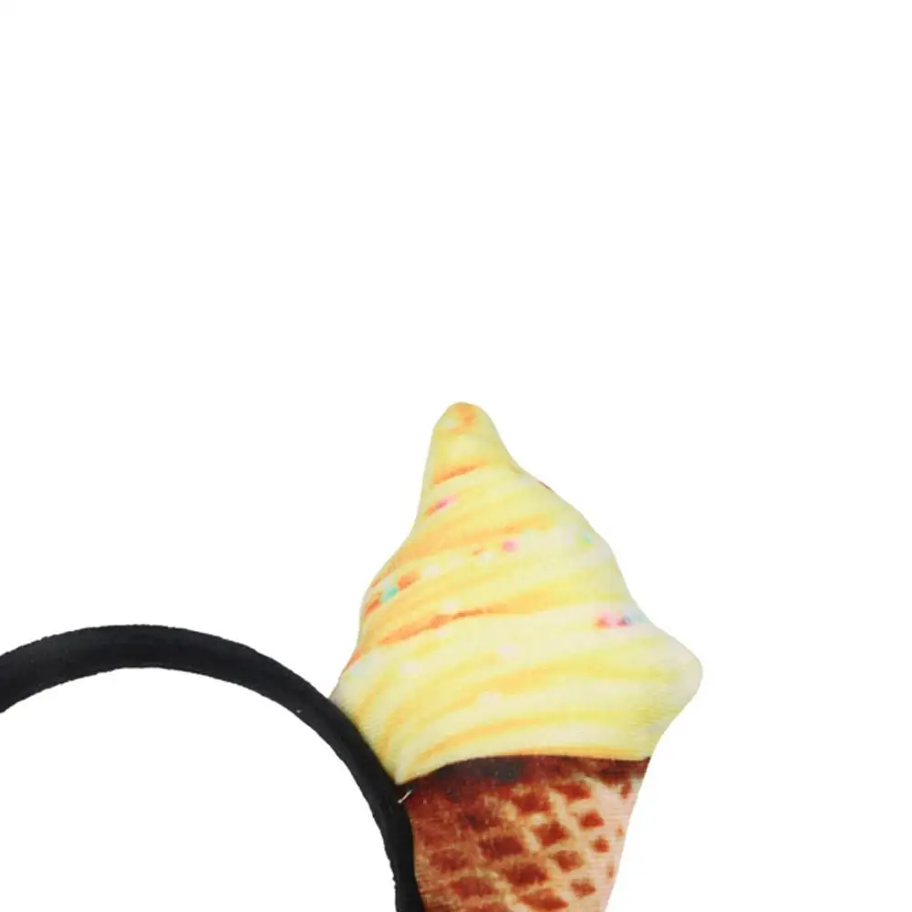 Забавный обруч для волос с имитацией клубники кость гамбург хот-дог повязка на