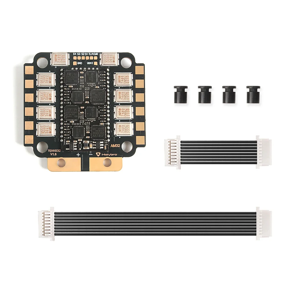 Фото Полетный контроллер Holybro Tekko32 F4 MCU Metal 4-в-1 65A ESC (AM32) с выходом PWM 16k~96k / 4-6S LIPO 30.5x30.5мм для FPV-дронов №4