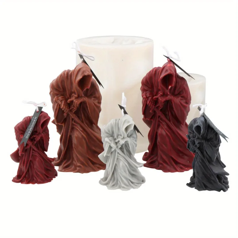 1 Шт. Силиконовая Форма Для Свечей Хэллоуина DIY Ручная Работа Ароматерапия