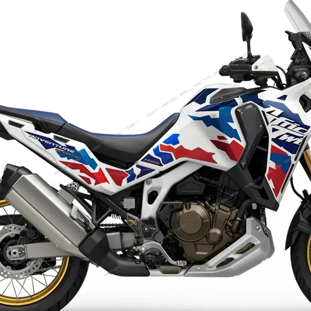 Для Honda Africa Twin 1100 L CRF1100 Adventure Sports 2024 защита бака мотоцикла 3D гелевая наклейка из