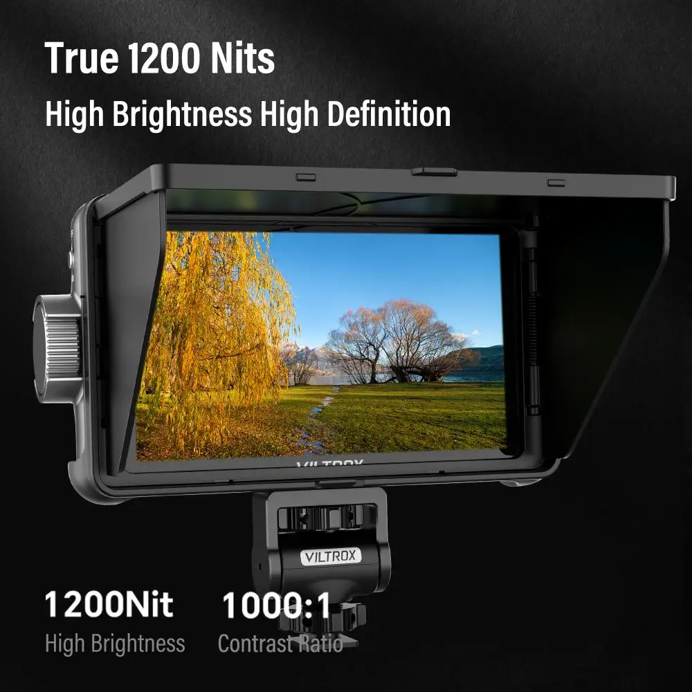 VILTROX DC-550 5 дюймов 1920x1080 4K Профессиональный портативный монитор с подставкой