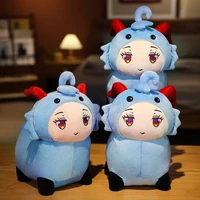 genshin impact ganyu sheep plushie toy stuffed animal game character plush figure soft doll pillow gift for kids fans collection